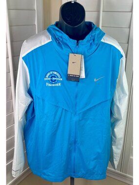 Nike Repel UPF 40+ Chicago Marathon Finisher Training Jacket HQ4272-487, Men 2XL